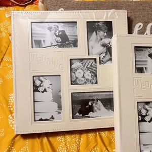 *Set of Two Vintage Photo Albums (color-Offwhite)*